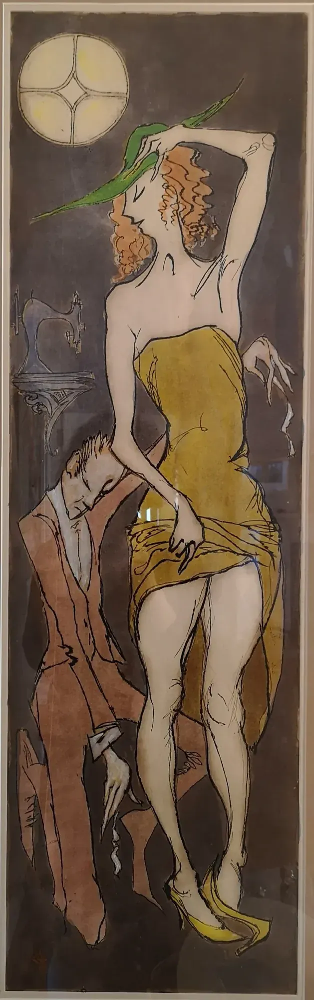 The Tailor, Etching by Bruce Thomson