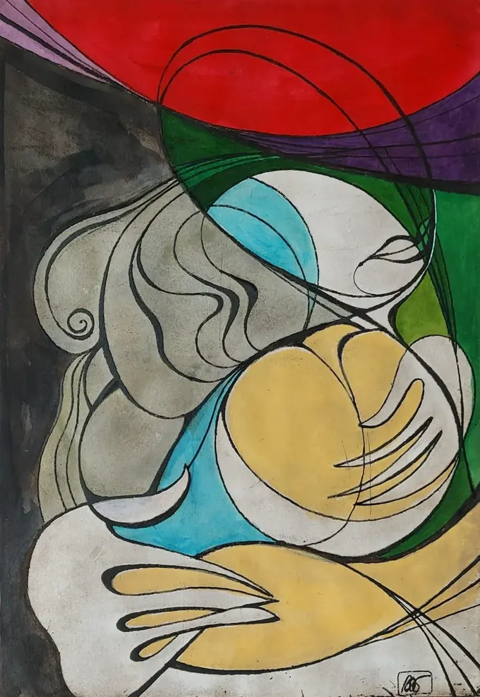 Reverie, Etching by Bruce Thomson