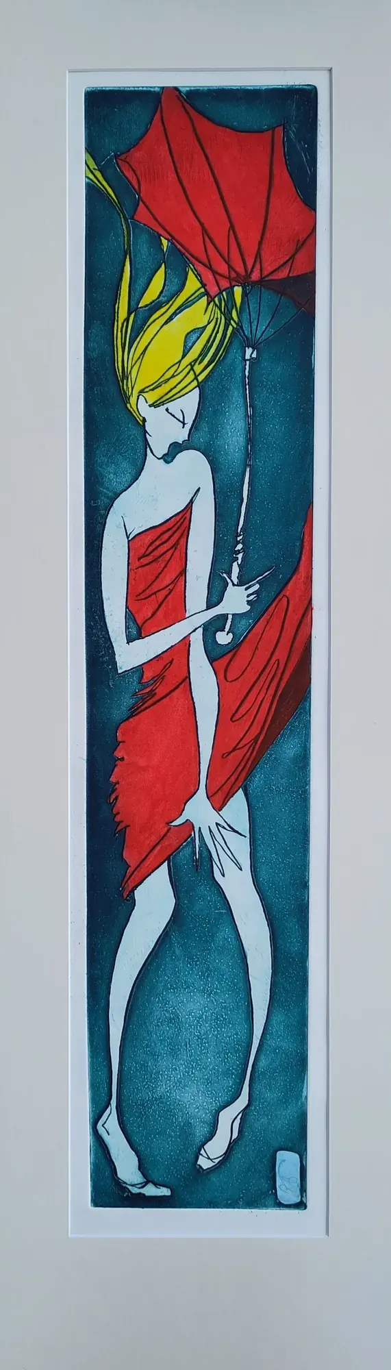Rafale, Etching by Bruce Thomson