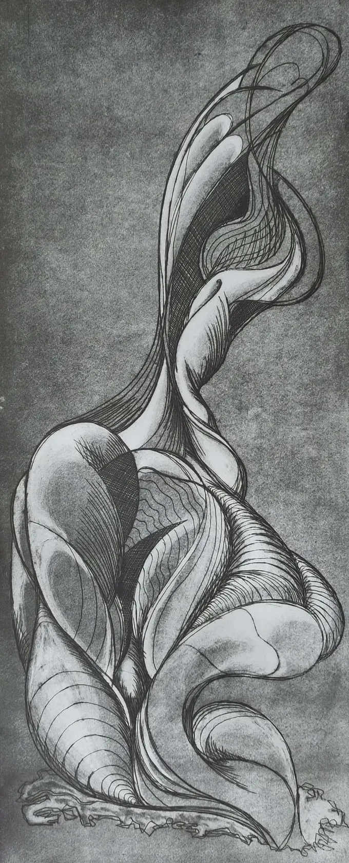 Echoes in Form, Etching by Bruce Thomson