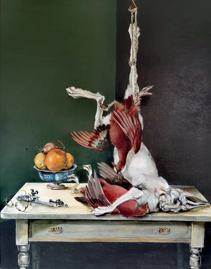 Nature's Offering, Oil on canvas by Bruce Thomson