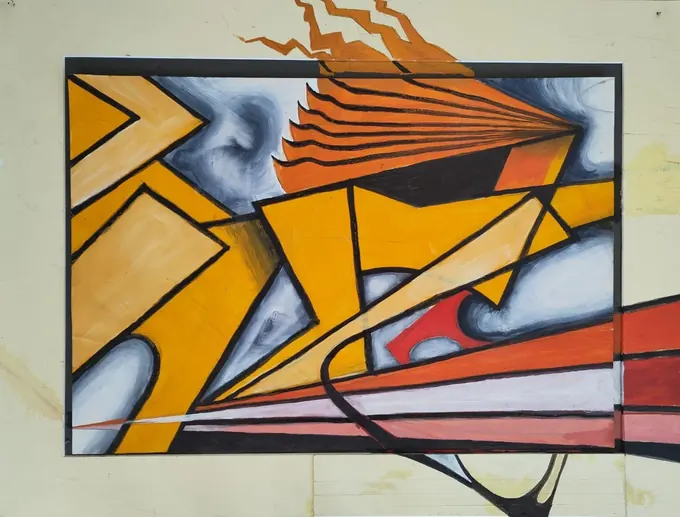 Velocity, Mixed media by Bruce Thomson