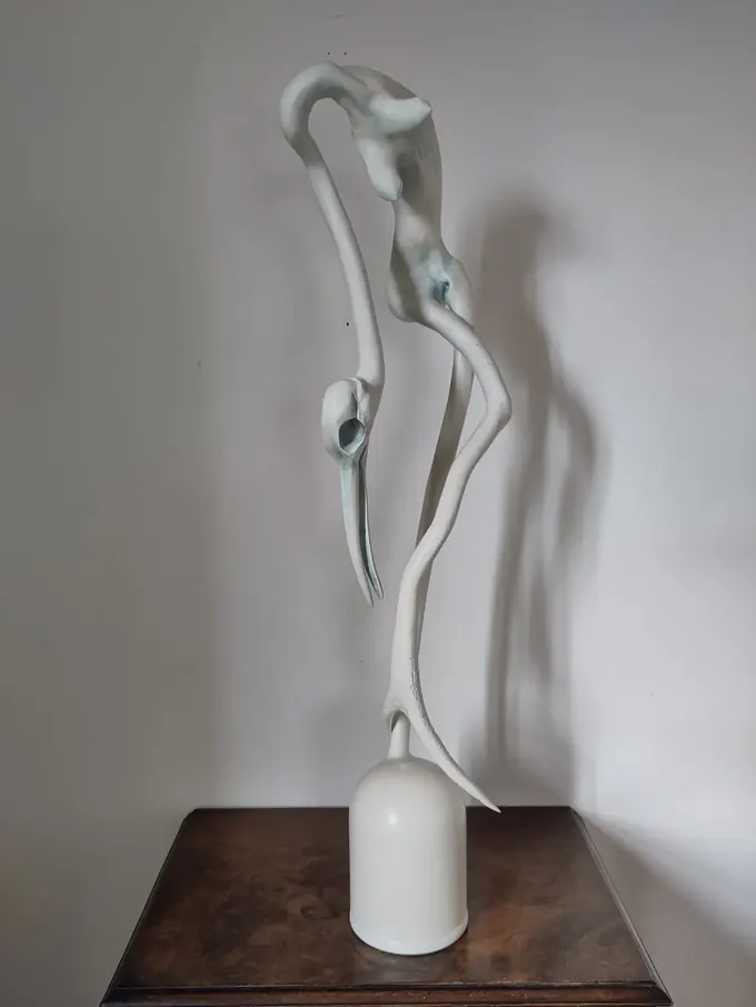 Antler Bird Woman, Wood by Bruce Thomson